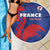 France 2024 Rugby Beach Blanket Bravo Les Bleus - Wonder Print Shop