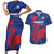 France 2024 Rugby Couples Matching Short Sleeve Bodycon Dress and Hawaiian Shirt Bravo Les Bleus - Wonder Print Shop