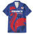 France 2024 Rugby Family Matching Long Sleeve Bodycon Dress and Hawaiian Shirt Bravo Les Bleus - Wonder Print Shop