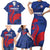 France 2024 Rugby Family Matching Short Sleeve Bodycon Dress and Hawaiian Shirt Bravo Les Bleus - Wonder Print Shop