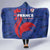 France 2024 Rugby Hooded Blanket Bravo Les Bleus