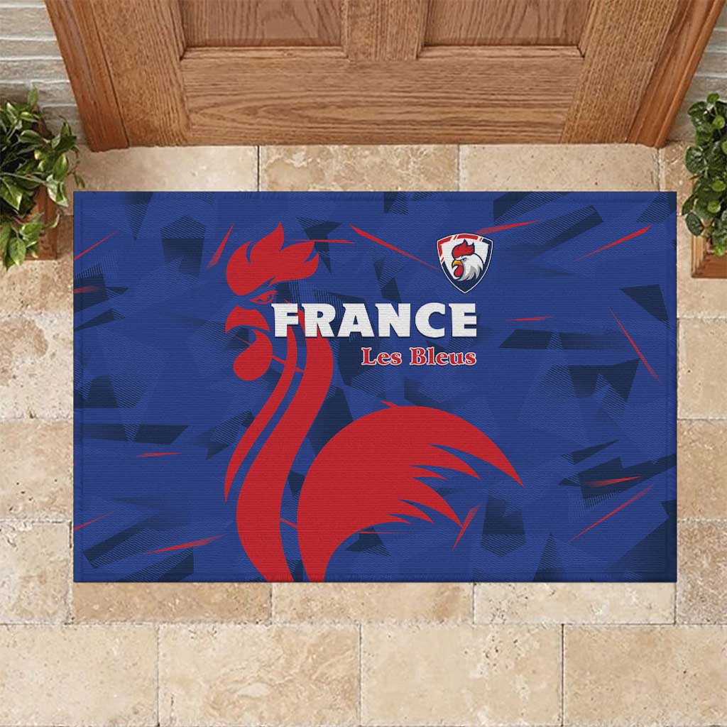 France 2024 Rugby Rubber Doormat Bravo Les Bleus