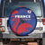 France 2024 Rugby Spare Tire Cover Bravo Les Bleus