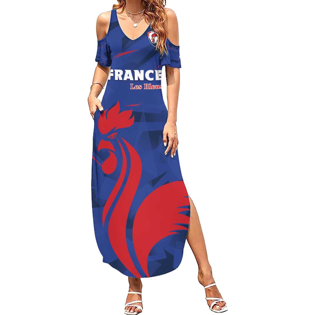 France 2024 Rugby Summer Maxi Dress Bravo Les Bleus