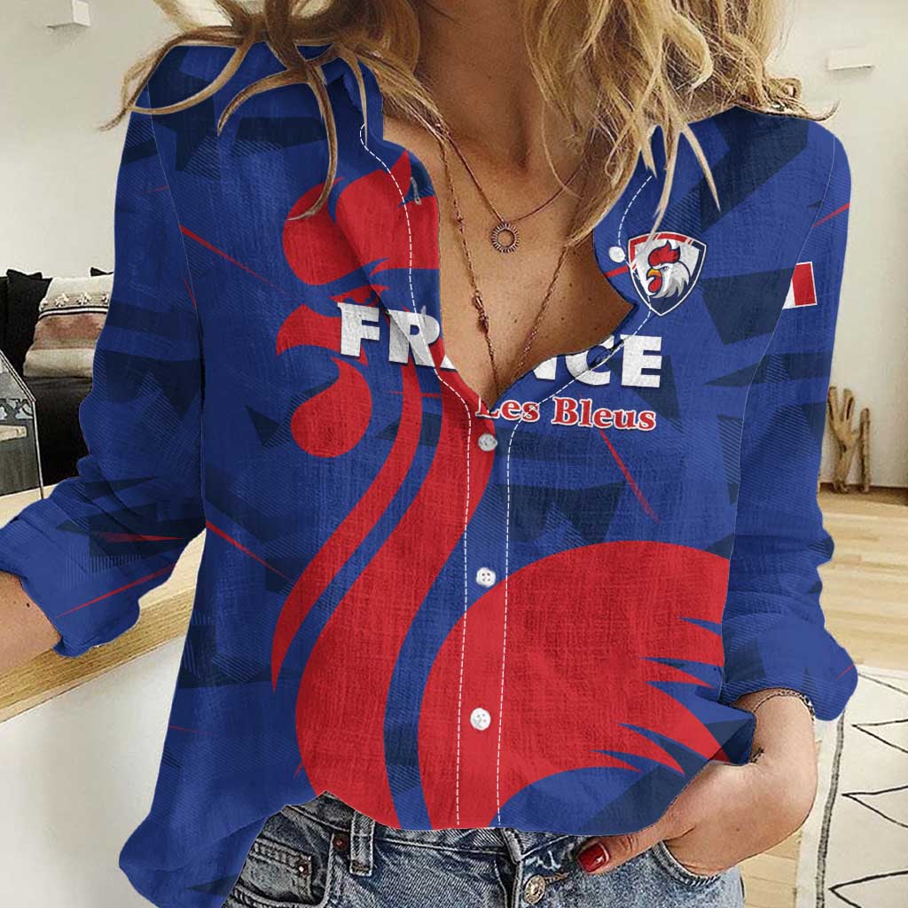 France 2024 Rugby Women Casual Shirt Bravo Les Bleus