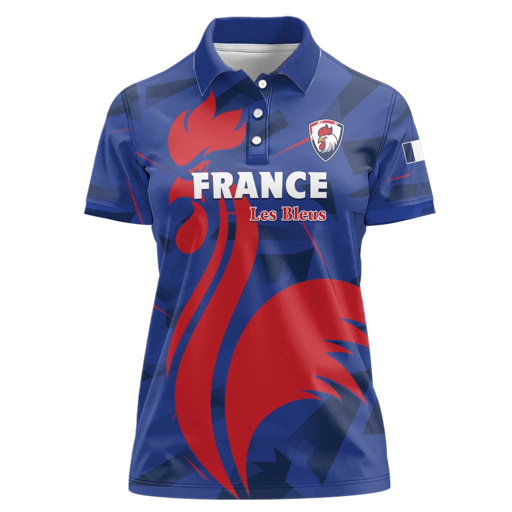 France 2024 Rugby Women Polo Shirt Bravo Les Bleus