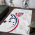 USA 2024 Rugby Area Rug Soar Like an Eagle White Version - Wonder Print Shop