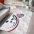 USA 2024 Rugby Area Rug Soar Like an Eagle White Version - Wonder Print Shop