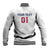 USA 2024 Rugby Baseball Jacket Soar Like an Eagle White Version - Wonder Print Shop