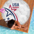 USA 2024 Rugby Beach Blanket Soar Like an Eagle White Version - Wonder Print Shop