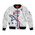 USA 2024 Rugby Bomber Jacket Soar Like an Eagle White Version - Wonder Print Shop