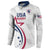 USA 2024 Rugby Button Sweatshirt Soar Like an Eagle White Version - Wonder Print Shop