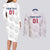 USA 2024 Rugby Couples Matching Long Sleeve Bodycon Dress and Long Sleeve Button Shirt Soar Like an Eagle White Version - Wonder Print Shop