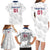 USA 2024 Rugby Family Matching Long Sleeve Bodycon Dress and Hawaiian Shirt Soar Like an Eagle White Version - Wonder Print Shop