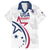 USA 2024 Rugby Family Matching Long Sleeve Bodycon Dress and Hawaiian Shirt Soar Like an Eagle White Version - Wonder Print Shop