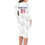 USA 2024 Rugby Family Matching Long Sleeve Bodycon Dress and Hawaiian Shirt Soar Like an Eagle White Version - Wonder Print Shop