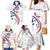 USA 2024 Rugby Family Matching Mermaid Dress and Hawaiian Shirt Soar Like an Eagle White Version - Wonder Print Shop