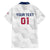 USA 2024 Rugby Family Matching Off The Shoulder Long Sleeve Dress and Hawaiian Shirt Soar Like an Eagle White Version - Wonder Print Shop