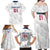 USA 2024 Rugby Family Matching Off Shoulder Maxi Dress and Hawaiian Shirt Soar Like an Eagle White Version - Wonder Print Shop