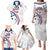 USA 2024 Rugby Family Matching Puletasi and Hawaiian Shirt Soar Like an Eagle White Version - Wonder Print Shop