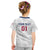 USA 2024 Rugby Kid T Shirt Soar Like an Eagle White Version - Wonder Print Shop