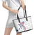 USA 2024 Rugby Leather Tote Bag Soar Like an Eagle White Version - Wonder Print Shop