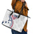 USA 2024 Rugby Leather Tote Bag Soar Like an Eagle White Version - Wonder Print Shop