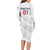 USA 2024 Rugby Long Sleeve Bodycon Dress Soar Like an Eagle White Version - Wonder Print Shop