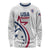 USA 2024 Rugby Long Sleeve Shirt Soar Like an Eagle White Version - Wonder Print Shop