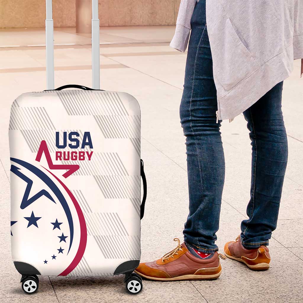 USA 2024 Rugby Luggage Cover Soar Like an Eagle White Version - Wonder Print Shop