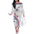 USA 2024 Rugby Off The Shoulder Long Sleeve Dress Soar Like an Eagle White Version - Wonder Print Shop