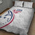 USA 2024 Rugby Quilt Bed Set Soar Like an Eagle White Version