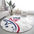 USA 2024 Rugby Round Carpet Soar Like an Eagle White Version