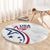 USA 2024 Rugby Round Carpet Soar Like an Eagle White Version