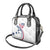 USA 2024 Rugby Shoulder Handbag Soar Like an Eagle White Version