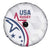 USA 2024 Rugby Spare Tire Cover Soar Like an Eagle White Version