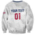 USA 2024 Rugby Sweatshirt Soar Like an Eagle White Version