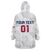 USA 2024 Rugby Wearable Blanket Hoodie Soar Like an Eagle White Version - Wonder Print Shop