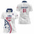 USA 2024 Rugby Women Polo Shirt Soar Like an Eagle White Version