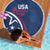 USA 2024 Rugby Beach Blanket Soar Like an Eagle Blue Version - Wonder Print Shop