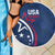 USA 2024 Rugby Beach Blanket Soar Like an Eagle Blue Version - Wonder Print Shop