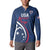 USA 2024 Rugby Button Sweatshirt Soar Like an Eagle Blue Version - Wonder Print Shop