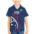 USA 2024 Rugby Family Matching Mermaid Dress and Hawaiian Shirt Soar Like an Eagle Blue Version - Wonder Print Shop