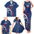 USA 2024 Rugby Family Matching Tank Maxi Dress and Hawaiian Shirt Soar Like an Eagle Blue Version - Wonder Print Shop