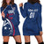 USA 2024 Rugby Hoodie Dress Soar Like an Eagle Blue Version - Wonder Print Shop