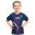 USA 2024 Rugby Kid T Shirt Soar Like an Eagle Blue Version