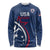 USA 2024 Rugby Long Sleeve Shirt Soar Like an Eagle Blue Version - Wonder Print Shop