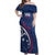 USA 2024 Rugby Off Shoulder Maxi Dress Soar Like an Eagle Blue Version - Wonder Print Shop