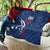 USA 2024 Rugby Quilt Soar Like an Eagle Blue Version