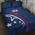 USA 2024 Rugby Quilt Bed Set Soar Like an Eagle Blue Version